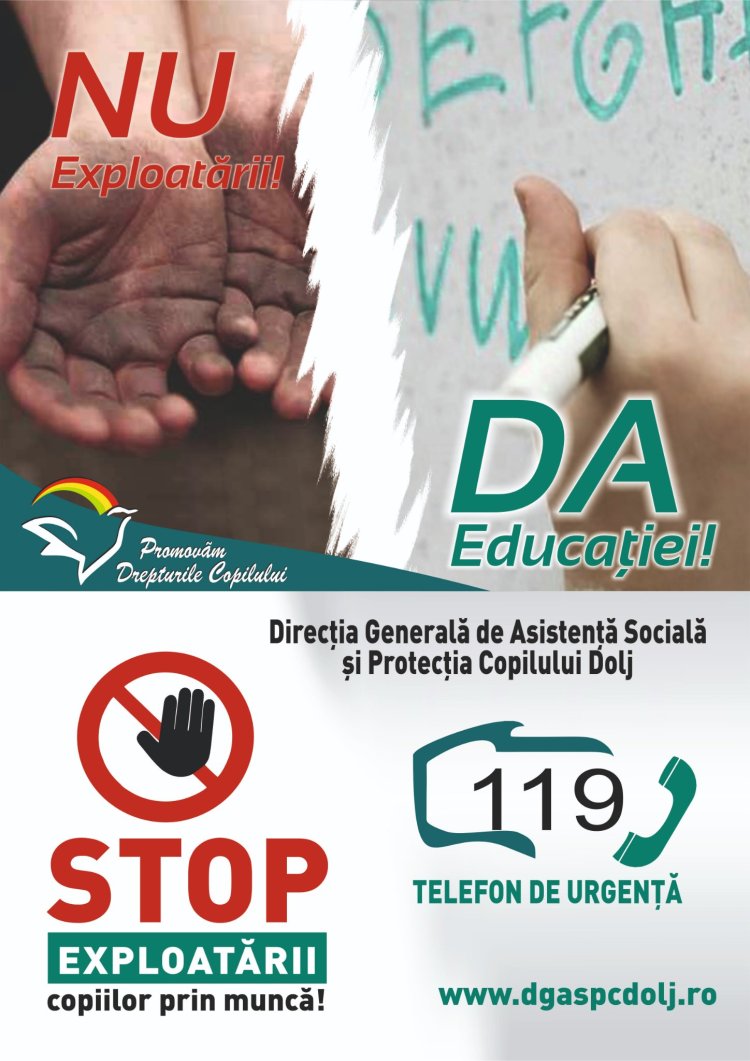 Campanie de informare si educare a DGASPC Dolj