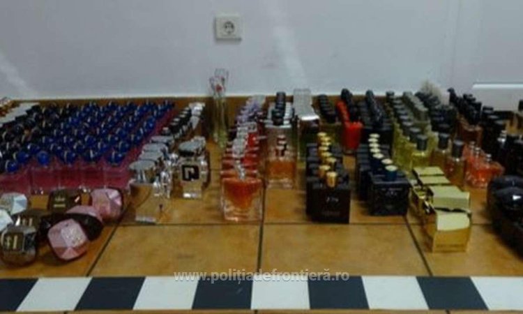 Produse de parfumerie susceptibile a fi contrafăcute, descoperite la P.T.F. Calafat
