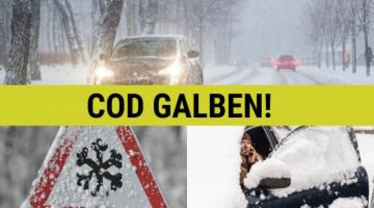 Cod galben de vreme rea emis de meteorologi: viscol și ninsoare puternică / recomandări de la IGSU