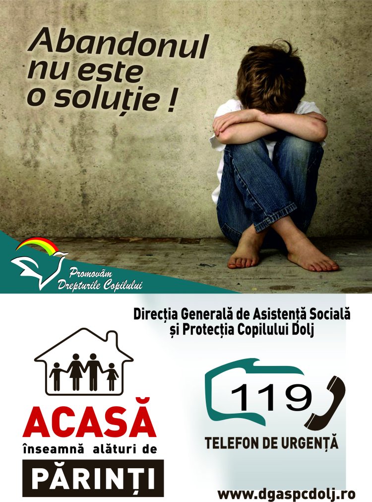 Campanie de informare a Direcţiei pentru Protecţia Copilului Dolj (DGASPC)