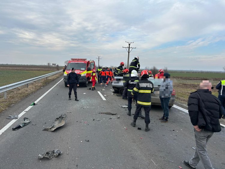 Accidentul cu trei morți Dolj, provocat de o tânără de 19 ani