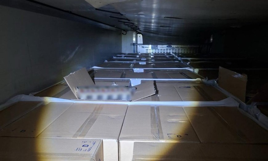 Captură record de țigări de contrabandă la Calafat