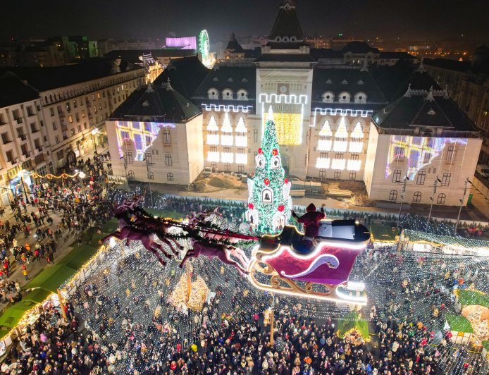 Târgul de Crăciun din Craiova se deschide mâine