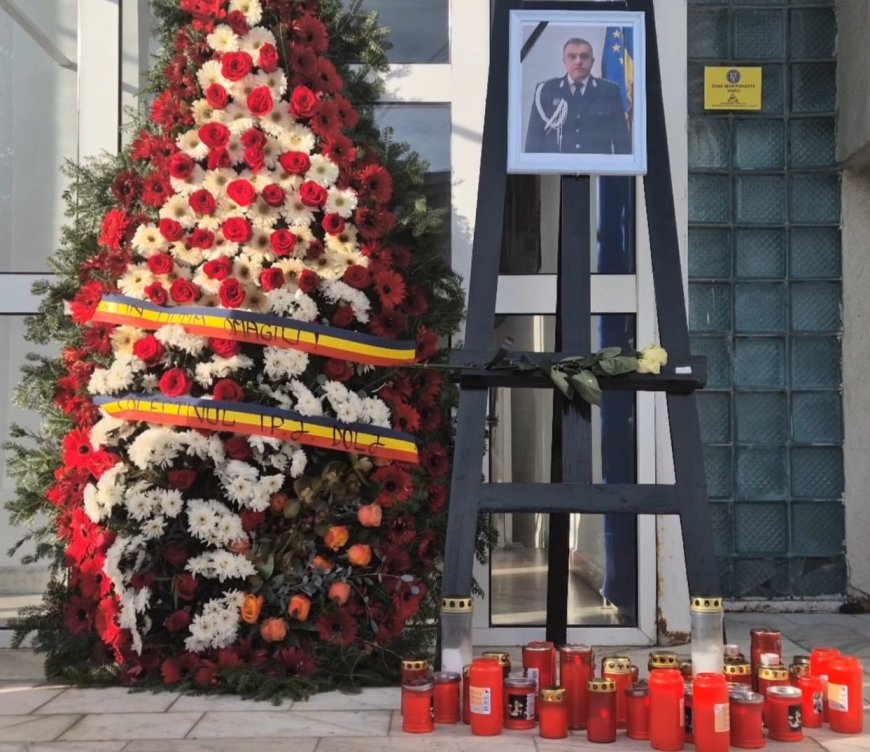 ULTIM OMAGIU  Adus șefului Poliției doljene