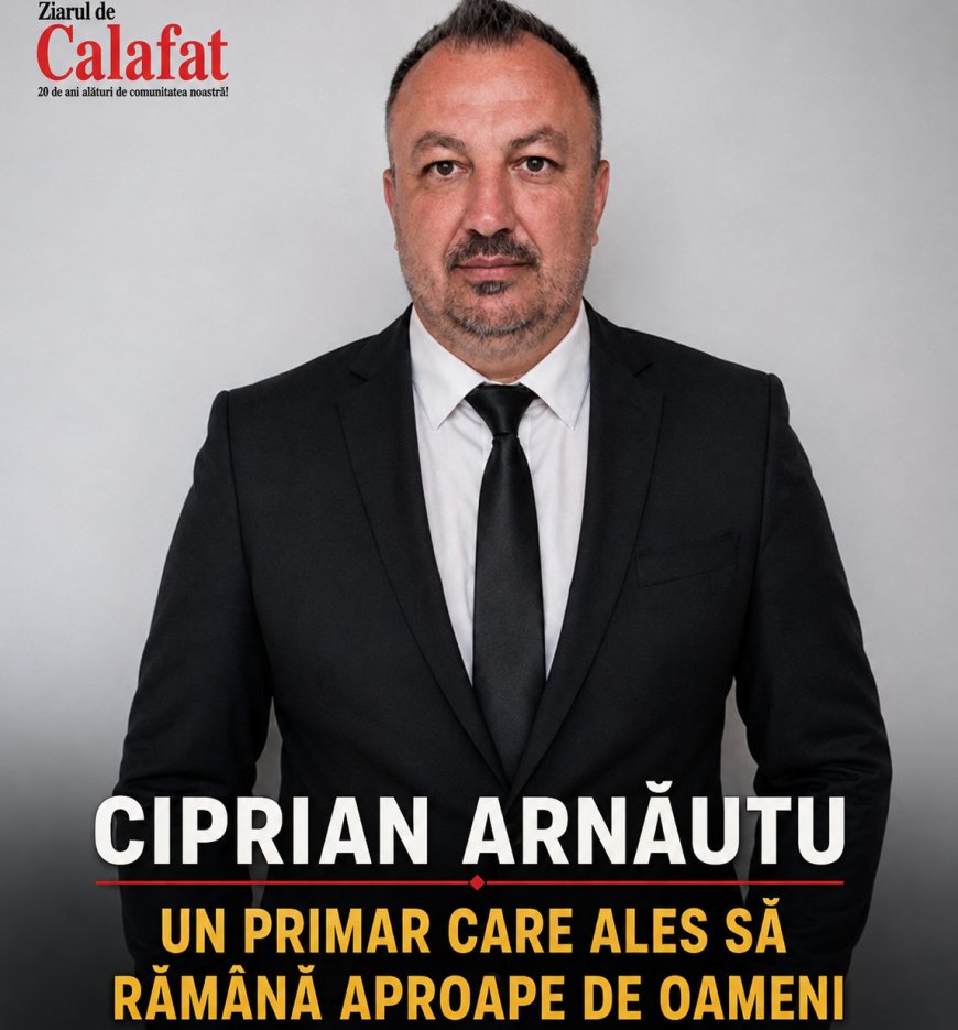 Ciprian Arnăutu, primarul din Rast care a ales să meargă înainte